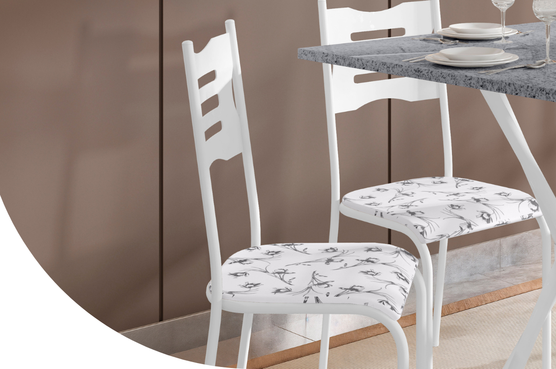 MESA DIAMANTE TP. GRANITO CINZA - CADEIRA 542.slp BRANCO FLORAL - BRANCO - MBM DECOR.png